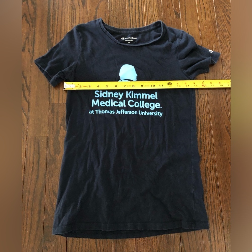 Sidney Kimmel Medical College/Thomas Jefferson University Navy Blue/Blue T-Shirt - Picture 6 of 8